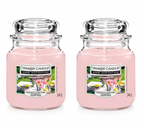 Yankee Candle Large Jar Candles Pack of 2, 340g Each, Long Lasting Fragrance Home Scented Candles