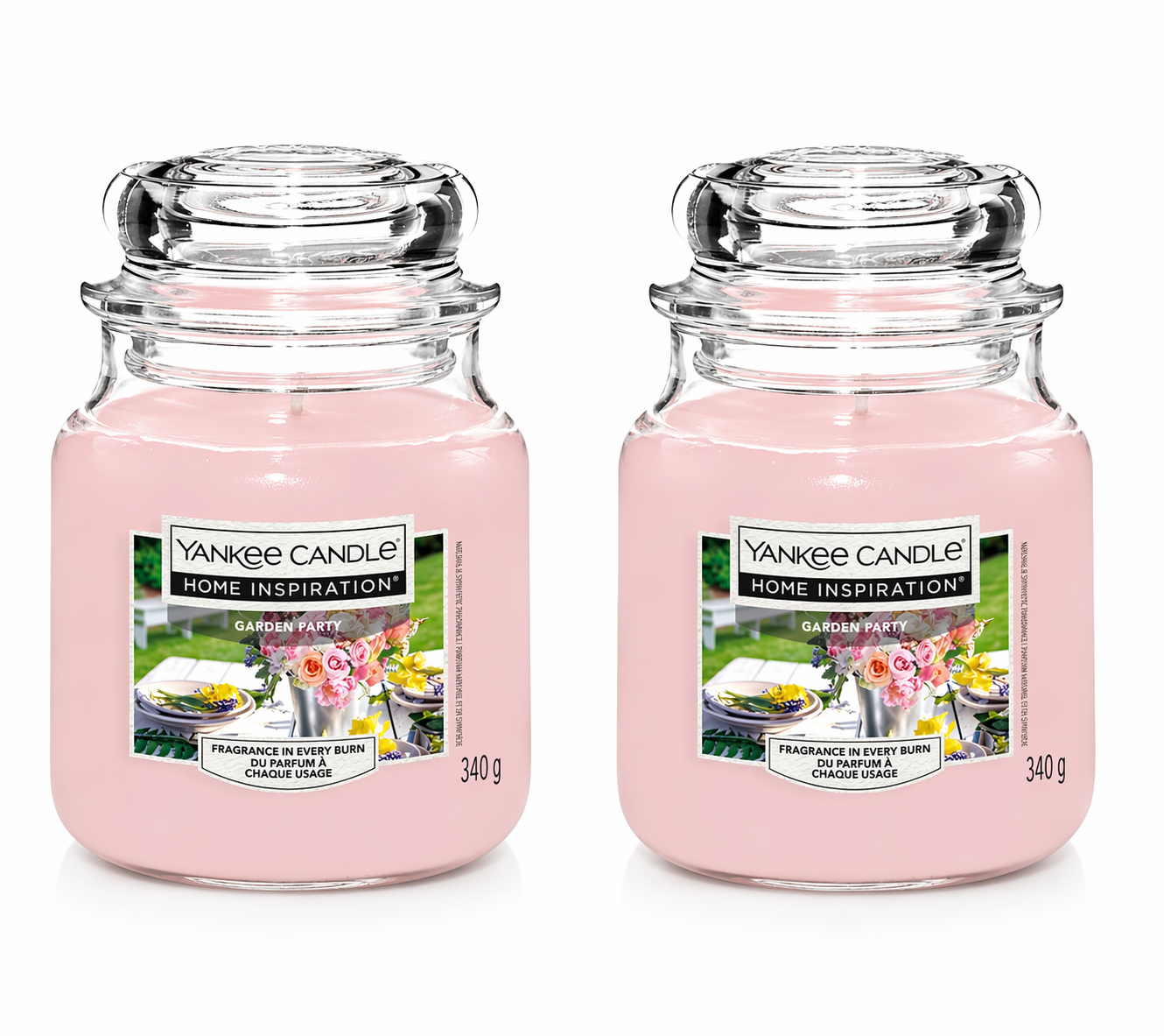Yankee Candle Large Jar Candles Pack of 2, 340g Each, Long Lasting Fragrance Home Scented Candles