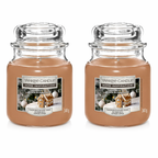 Yankee Candle Large Jar Candles Pack of 2, 340g Each, Long Lasting Fragrance Home Scented Candles