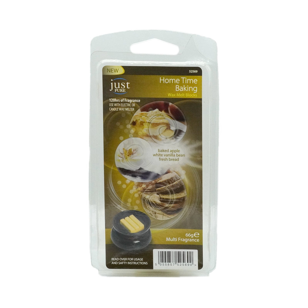 Just Pure Wax Melt 66g - Home Time Baking