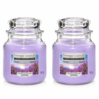 Yankee Candle Large Jar Candles Pack of 2, 340g Each, Long Lasting Fragrance Home Scented Candles