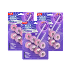3x Max Flush Toilet Rim Block Cleaner - 2x50g Per Pack - 6x50g (300g) Total