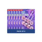 6x Max Flush Toilet Rim Block Cleaner - 2x50g Per Pack - 12x50g (600g) Total