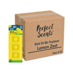 24x Perfect Scents Stick On Bin Freshener - Mixed Scents - 3x5g (15g) per pack - 72x5g (360g) Total