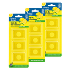 3x Perfect Scents Stick On Bin Freshener - Lemon Zest - 3x5g (15g) per pack - 9x5g (45g) Total