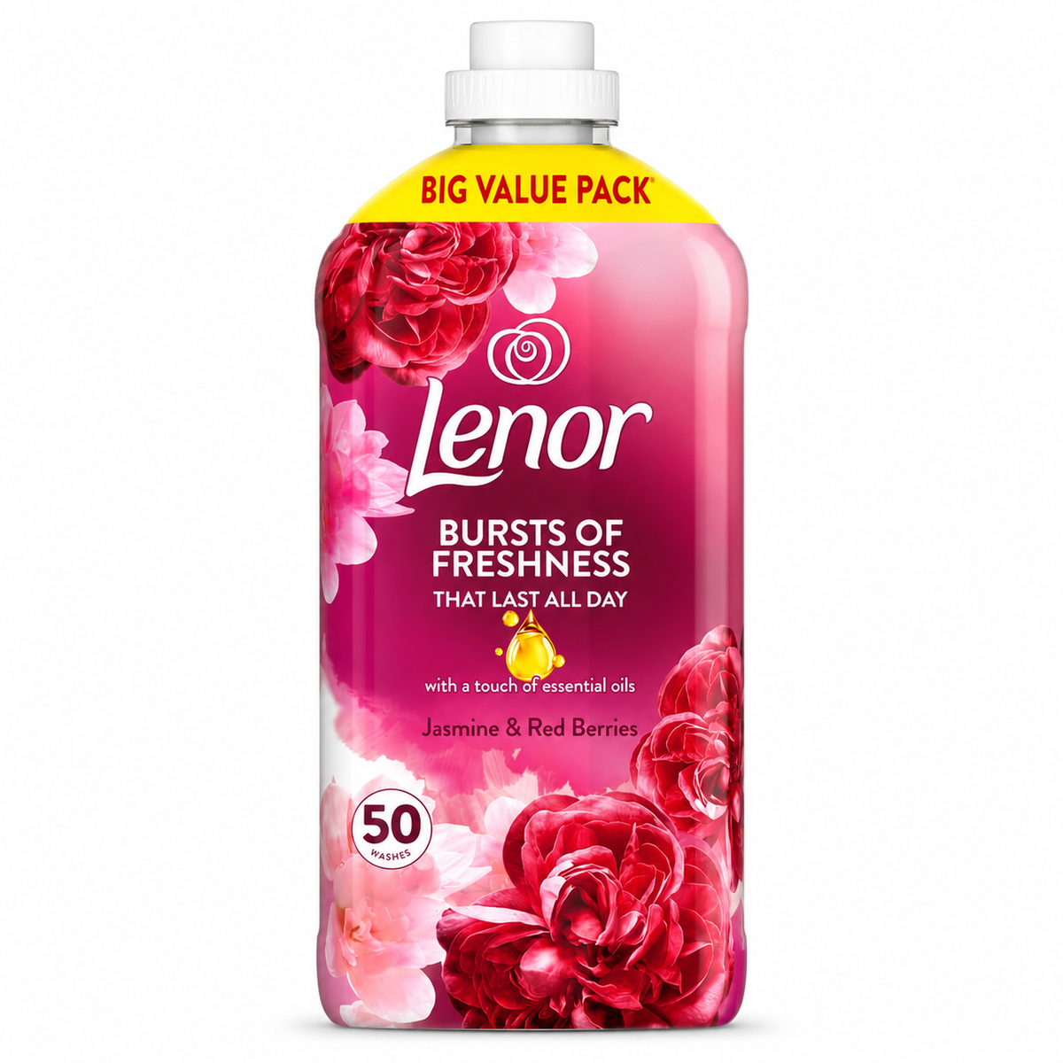 Lenor Fabric Conditioner 50 Washes 1.65L - Jasmine & Red Berries