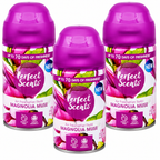3x Perfect Scents Air Freshener Automatic Spray Refills 250ml