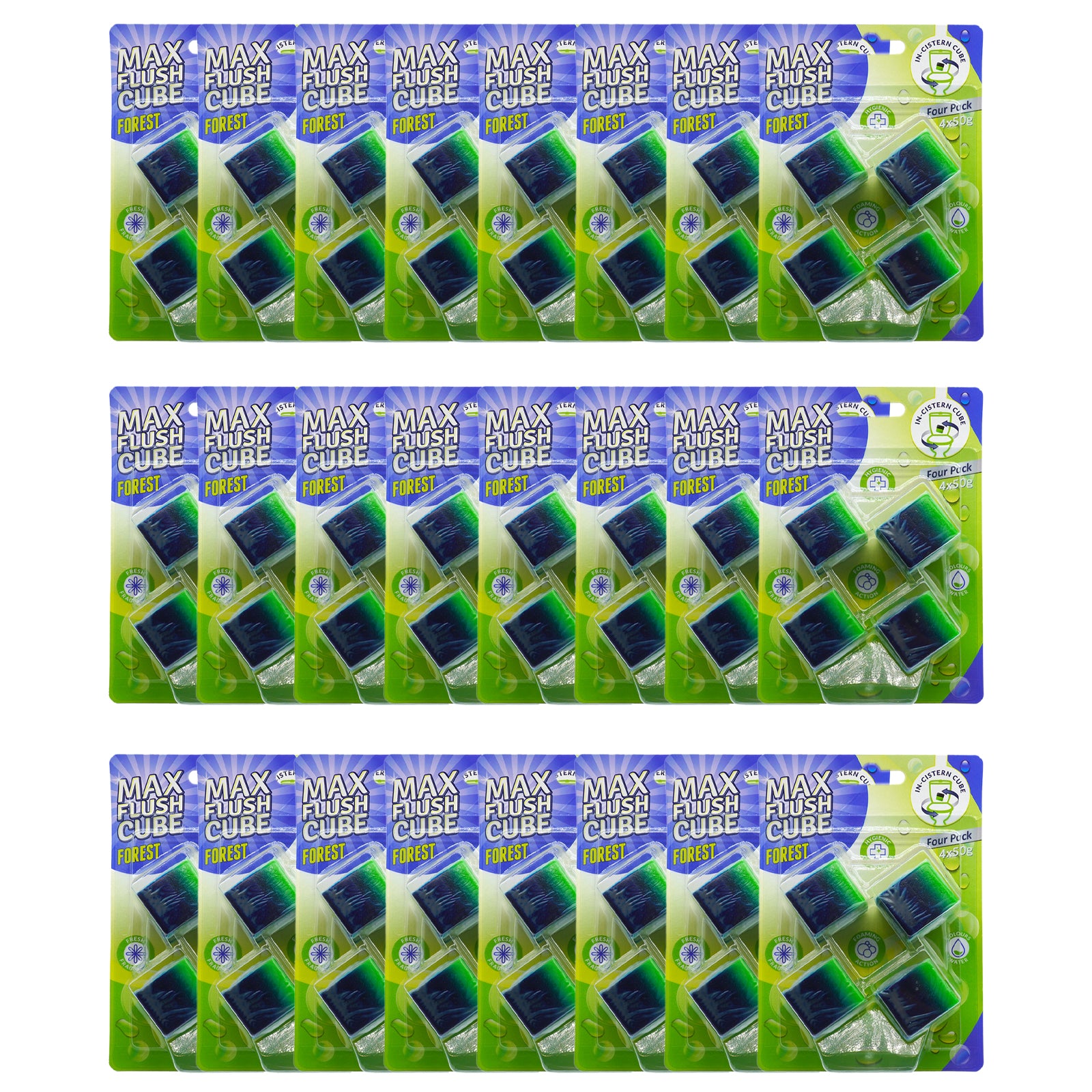 24x Max Flush InCistern Cube 4 Pack  4x50g