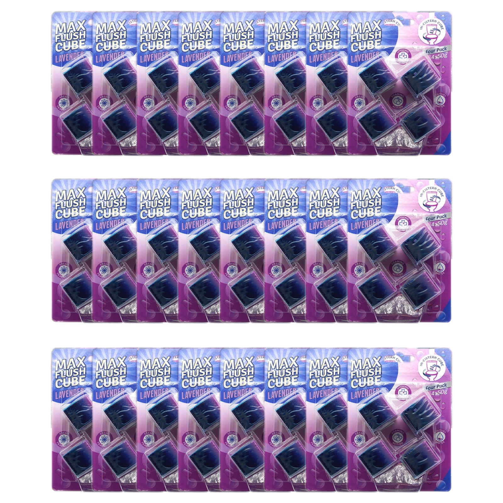 24x Max Flush InCistern Cube 4 Pack  4x50g