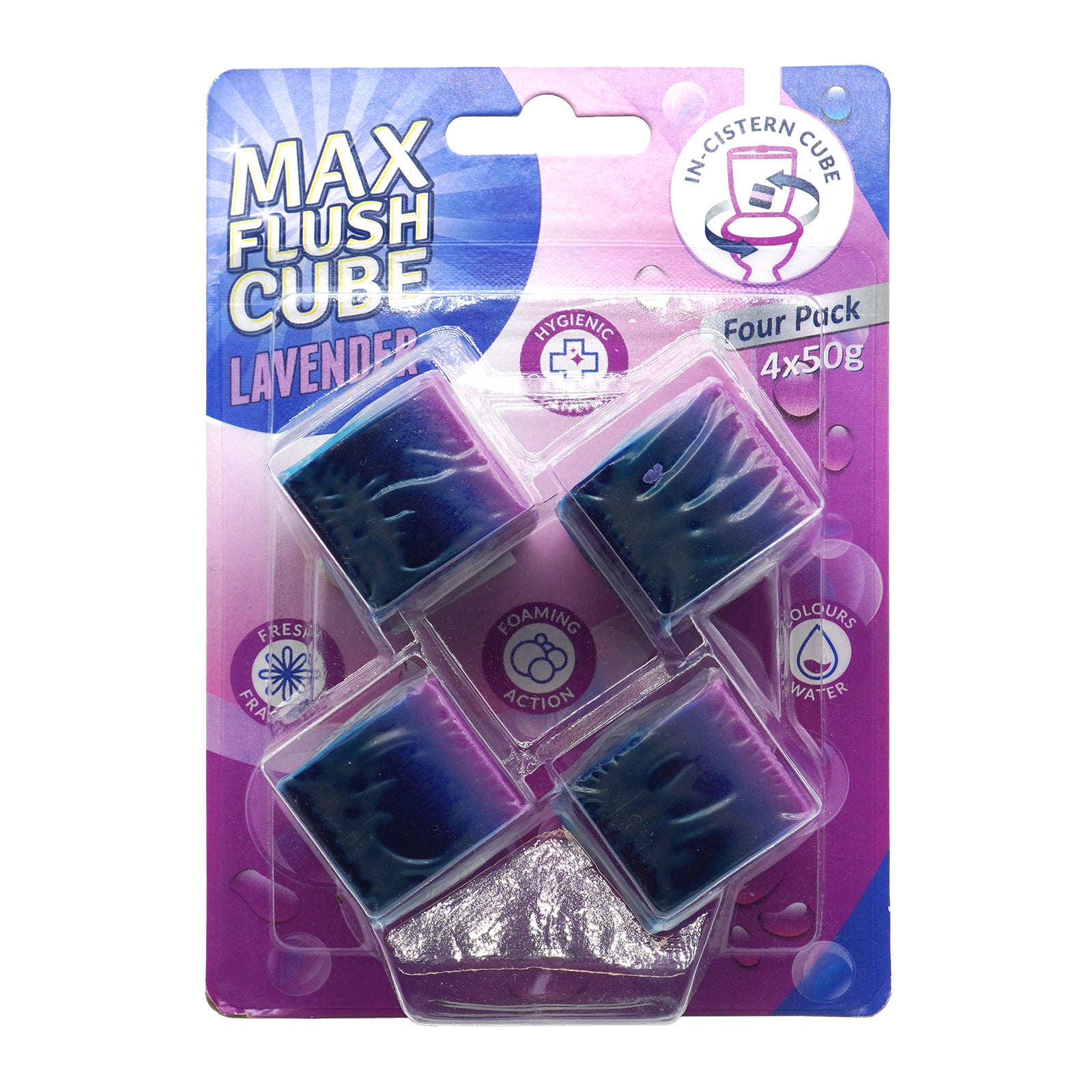 24x Max Flush InCistern Cube 4 Pack  4x50g