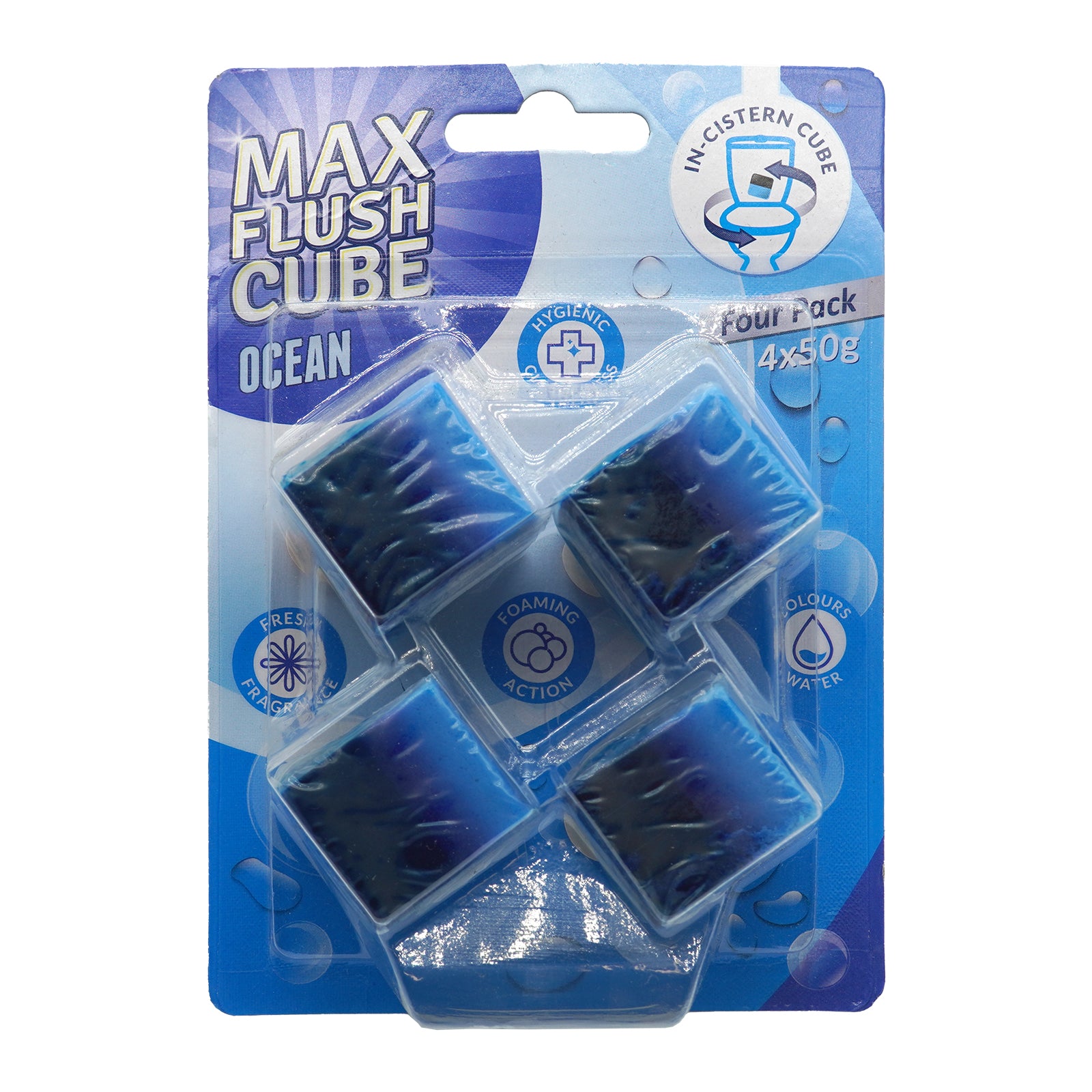 24x Max Flush InCistern Cube 4 Pack  4x50g