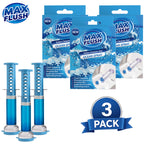 3x Max Flush Toilet Cleaner Gel  45ml  Lasting Up To 6 Weeks