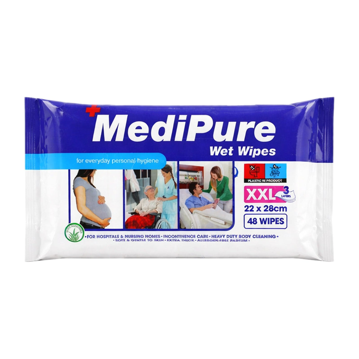 Medipure XXL Wet Wipes 48 pack