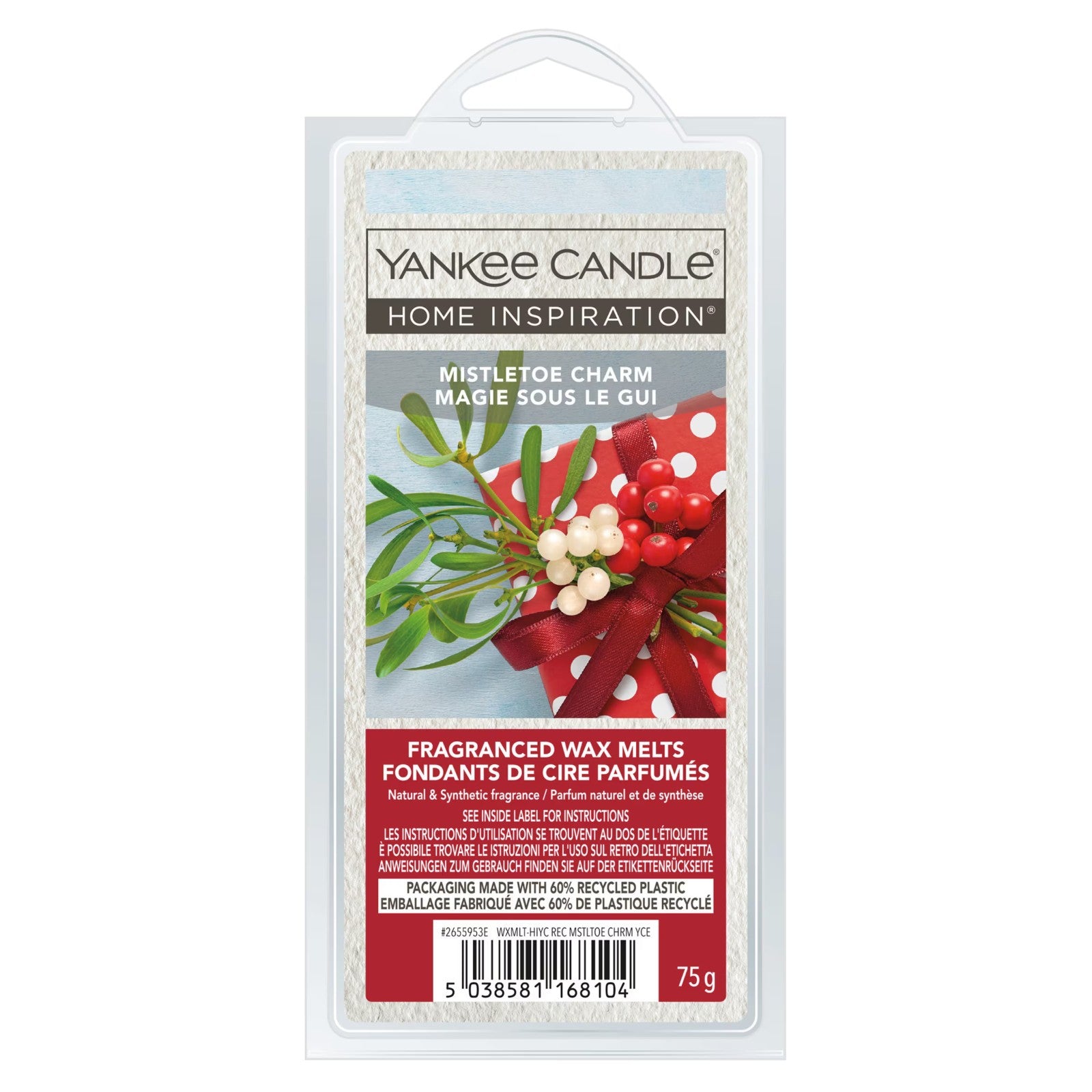 Yankee Candle Wax Melts 75g, Assorted Fragrances, Home Fragrance Wax Melts