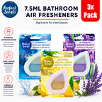 3x Perfect Scents Bathroom Air Freshener Odour Eliminator 7.5ml