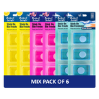 6x Perfect Scents Stick On Bin Freshener - Mixed Scents - 3x5g (15g) per pack - 18x5g (90g) Total