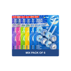 6x Max Flush Toilet Rim Block Cleaner - 2x50g Per Pack - 12x50g (600g) Total