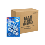 12x Max Flush Toilet Rim Block Cleaner - 2x50g Per Pack - 24x50g (1.2kg) Total