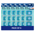 6x Perfect Scents Stick On Bin Freshener - Ocean Breeze - 3x5g (15g) per pack - 18x5g (90g) Total