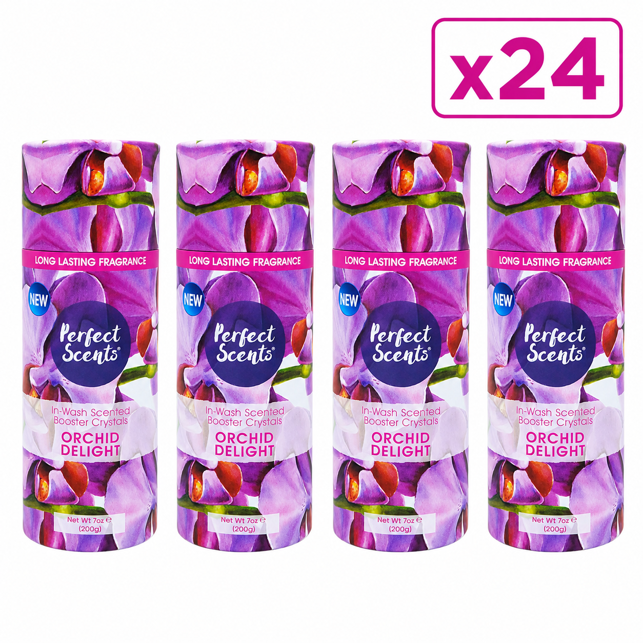 Perfect Scents In-Wash Scent Booster 200g Pack of 24, Laundry Fragrance Beads, Long Lasting Freshness, 4.8kg Total