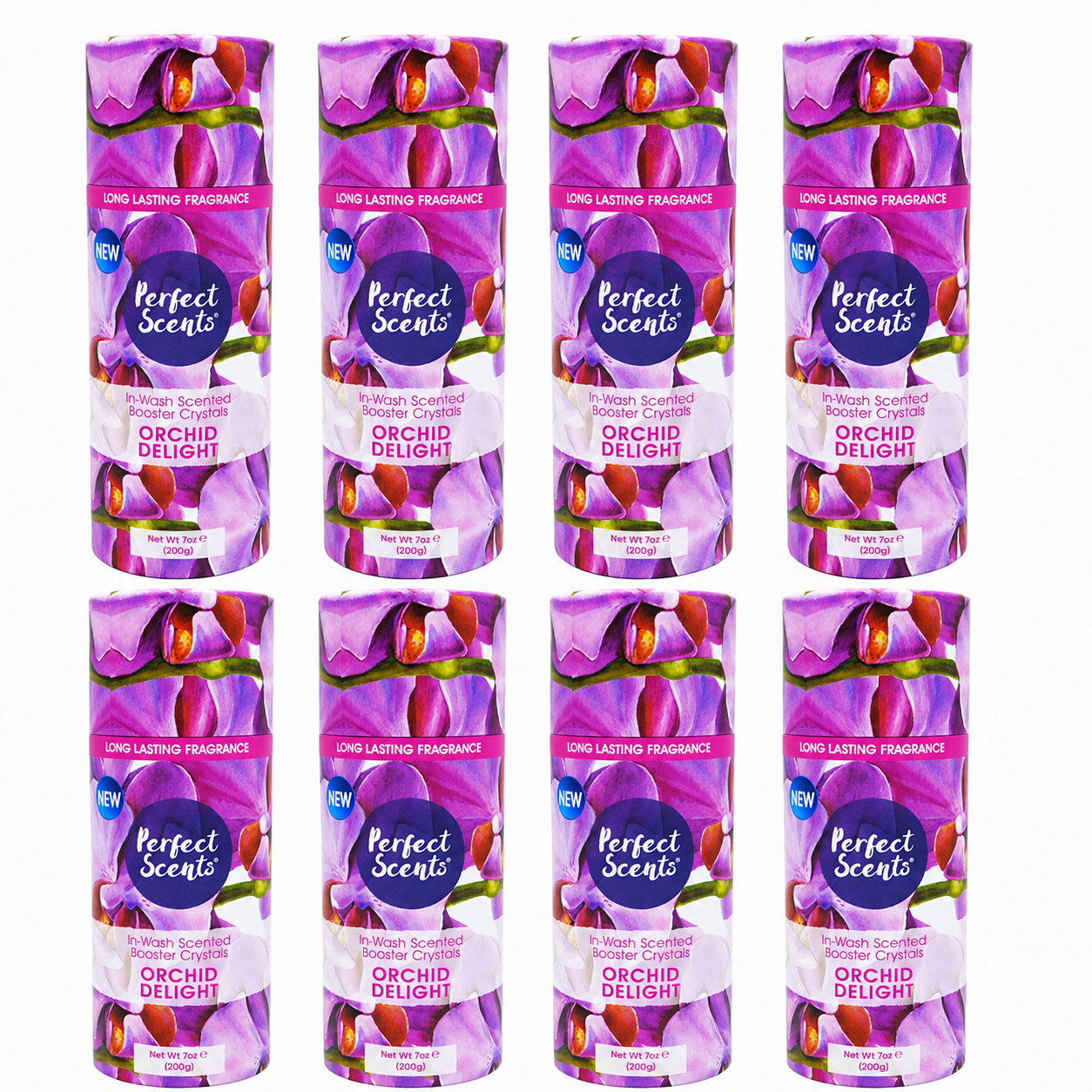 Perfect Scents In-Wash Scent Booster 200g Pack of 8, Laundry Fragrance Beads, Long Lasting Freshness, 1.6kg Total