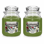 Yankee Candle Large Jar Candles Pack of 2, 340g Each, Long Lasting Fragrance Home Scented Candles