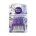 Perfect Scents Plug In Refill Air Freshener Compatible with 3volution - Lavender & Honey Blossom - (3x20ml)
