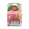 Perfect Scents Plug In Refill Air Freshener Compatible with 3volution - Pink Grapefruit & Mint - (3x20ml)
