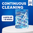 Max Flush Toilet Rim Block Cleaner 3 Twin Packs - (6 x 45g)