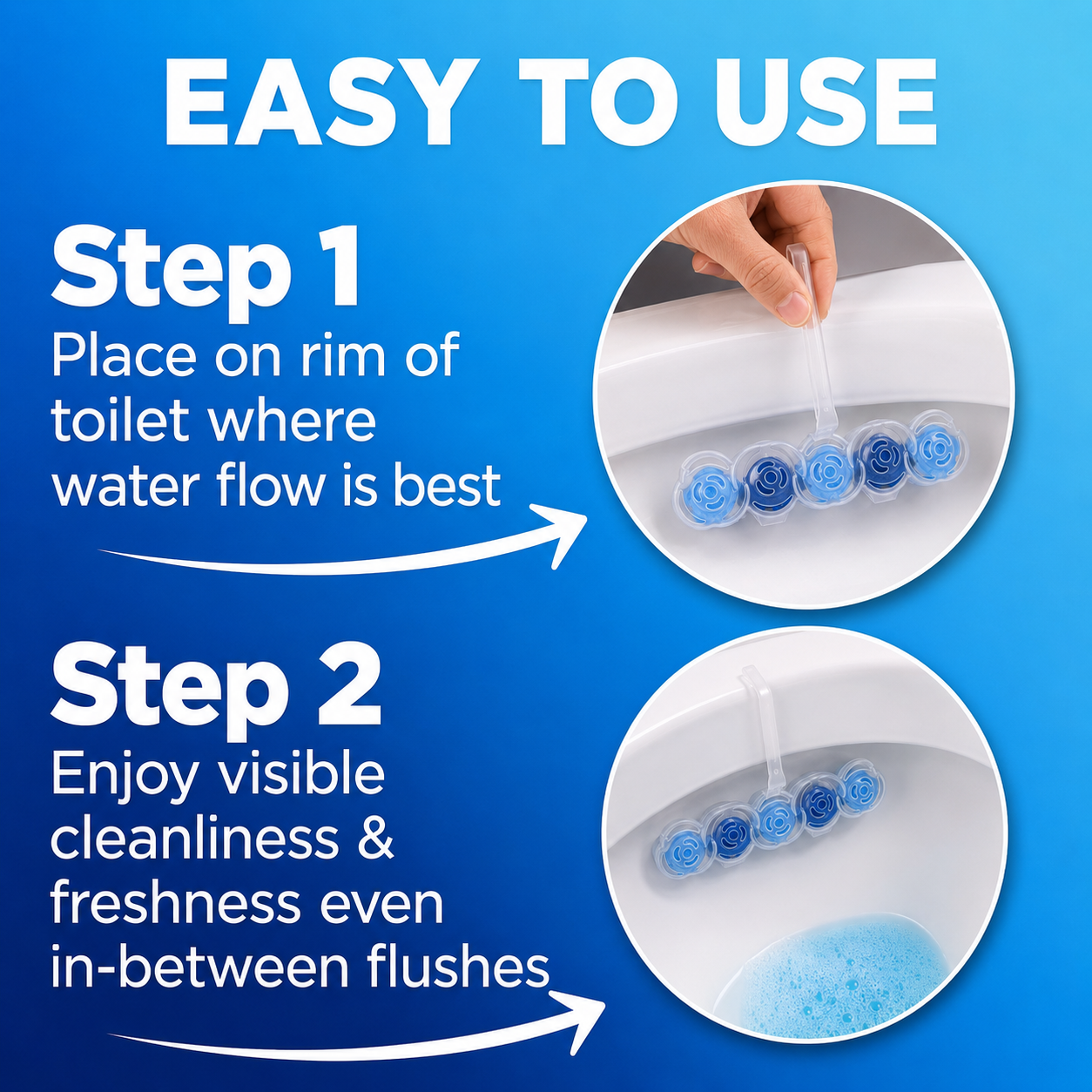 Max Flush Toilet Rim Block Cleaner 3 Twin Packs - (6 x 45g)