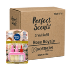 12x Perfect Scents 3 Scents Air Freshener Refill - Compatible with 3volution - 3x20ml Per Pack - 36x20ml (240ml) Total