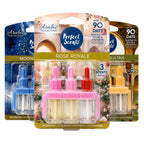 3x Perfect Scents 3 Scents Air Freshener Refill - Compatible with 3volution - 3x20ml Per Pack - 9x20ml (60ml) Total