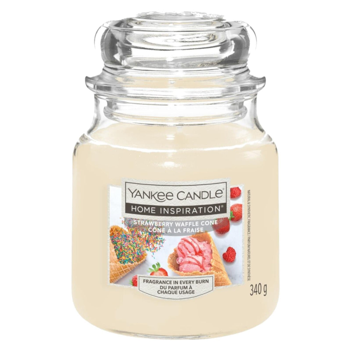 Yankee Candle Jar Medium 340g - Strawberry Waffle Cone