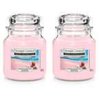 Yankee Candle Large Jar Candles Pack of 2, 340g Each, Long Lasting Fragrance Home Scented Candles