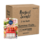 12x Perfect Scents 3 Scents Air Freshener Refill - Compatible with 3volution - 3x20ml Per Pack - 36x20ml (240ml) Total