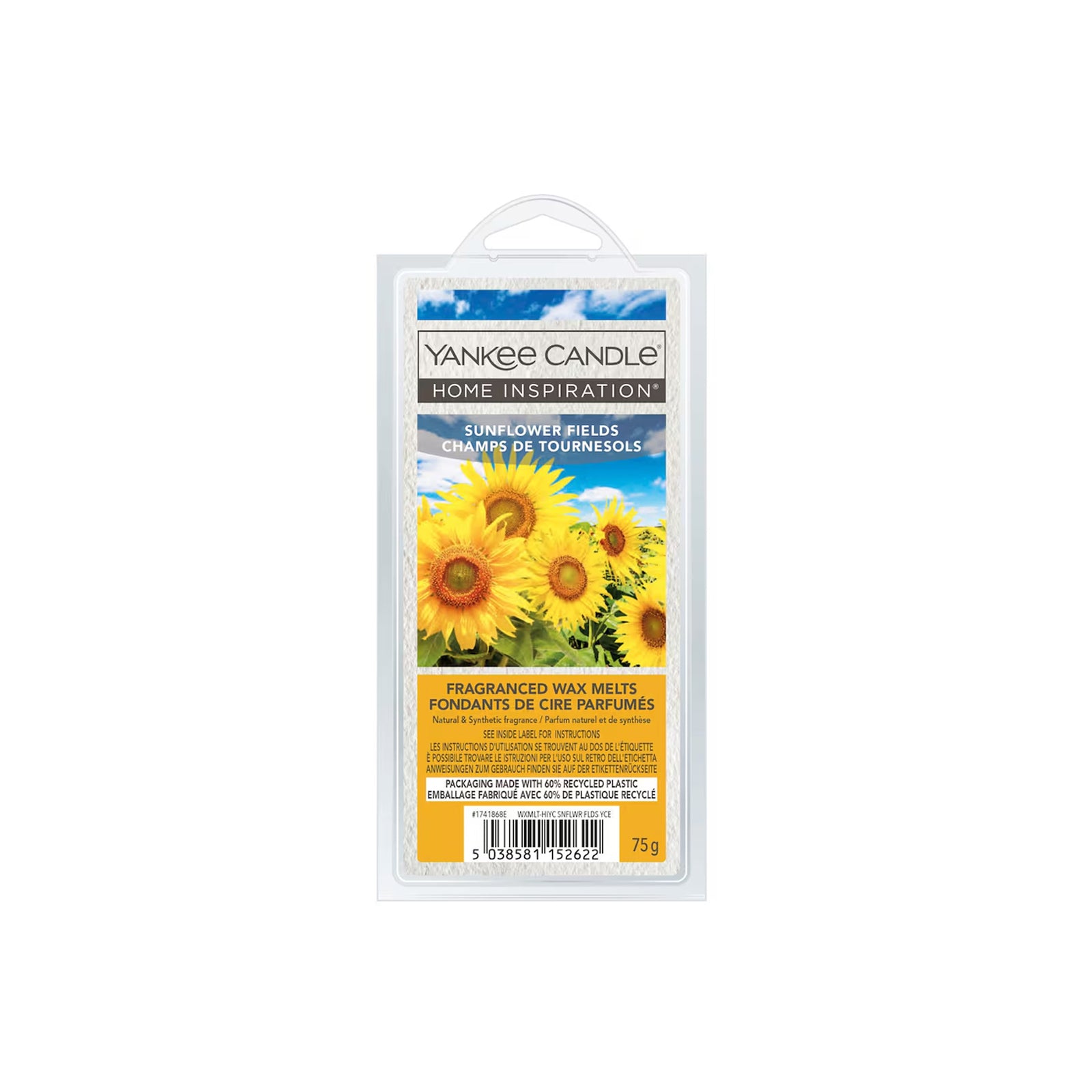 Yankee Candle Wax Melts 75g, Assorted Fragrances, Home Fragrance Wax Melts