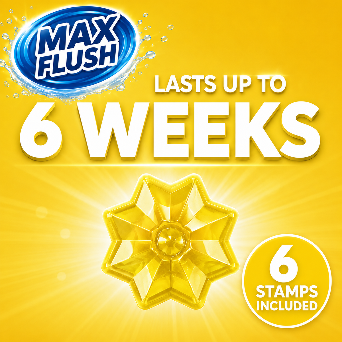 Max Flush Toilet Cleaner Gel 45ml - Citrus Sparkle - image 2