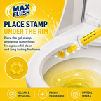 6x Max Flush Toilet Cleaner Gel  45ml  Lasting Up To 6 Weeks