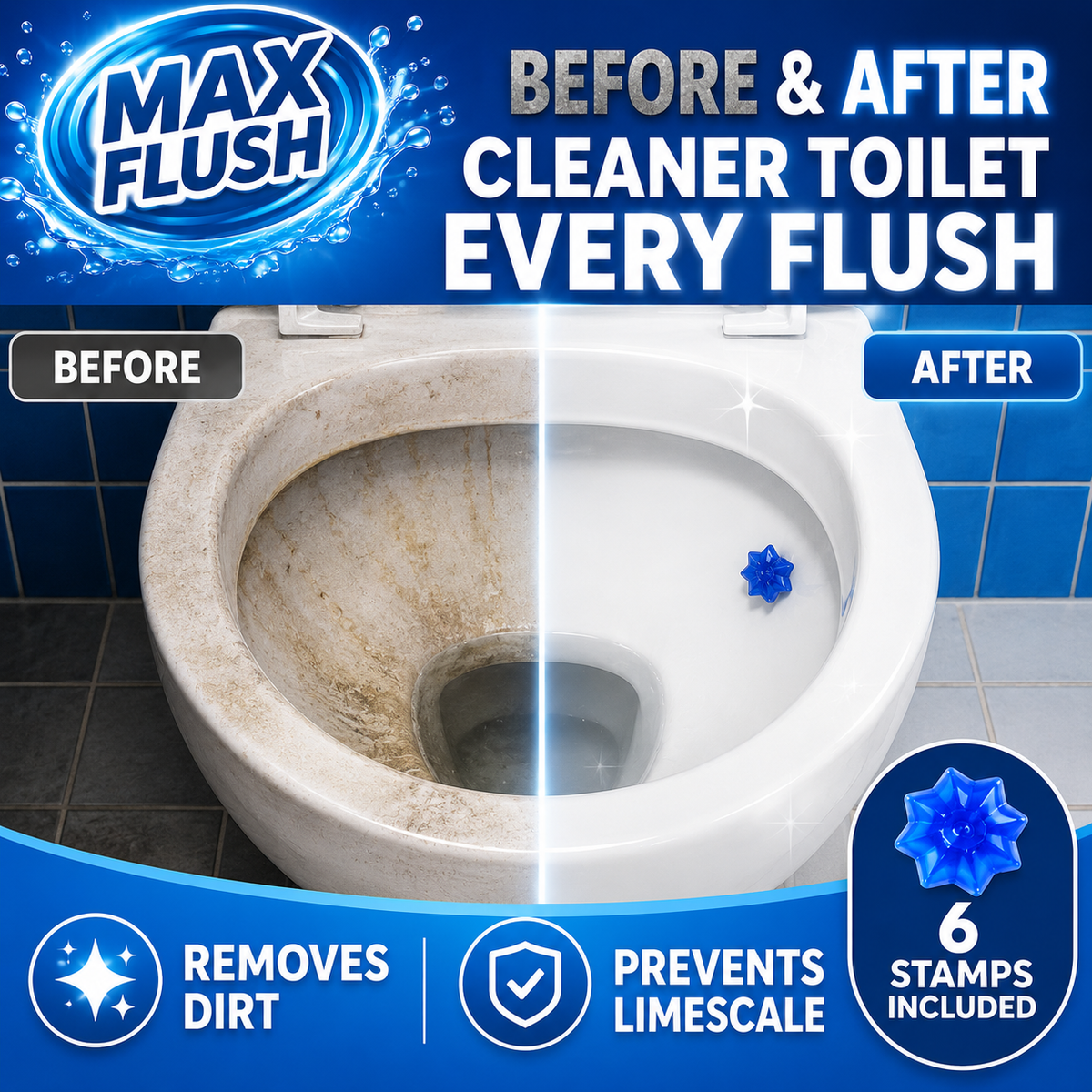 Max Flush Toilet Cleaner Gel 45ml - Ocean Spray - image 4