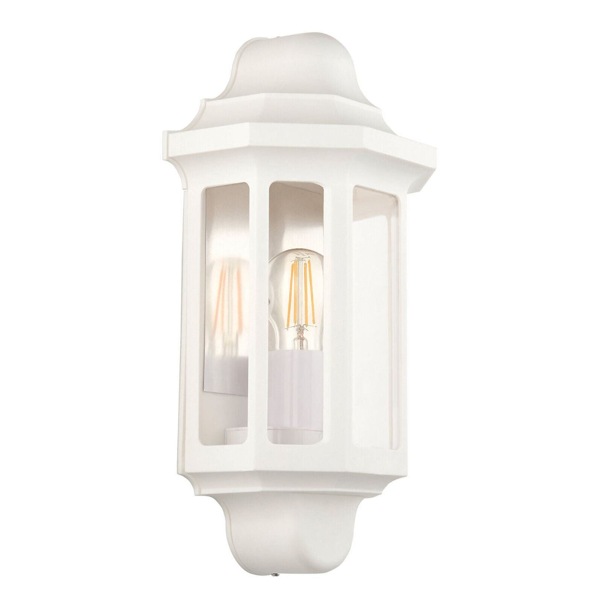 LAP Half Wall Lantern Light - Non - PIR White