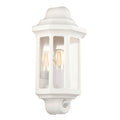 LAP Half Wall Lantern Light - PIR White
