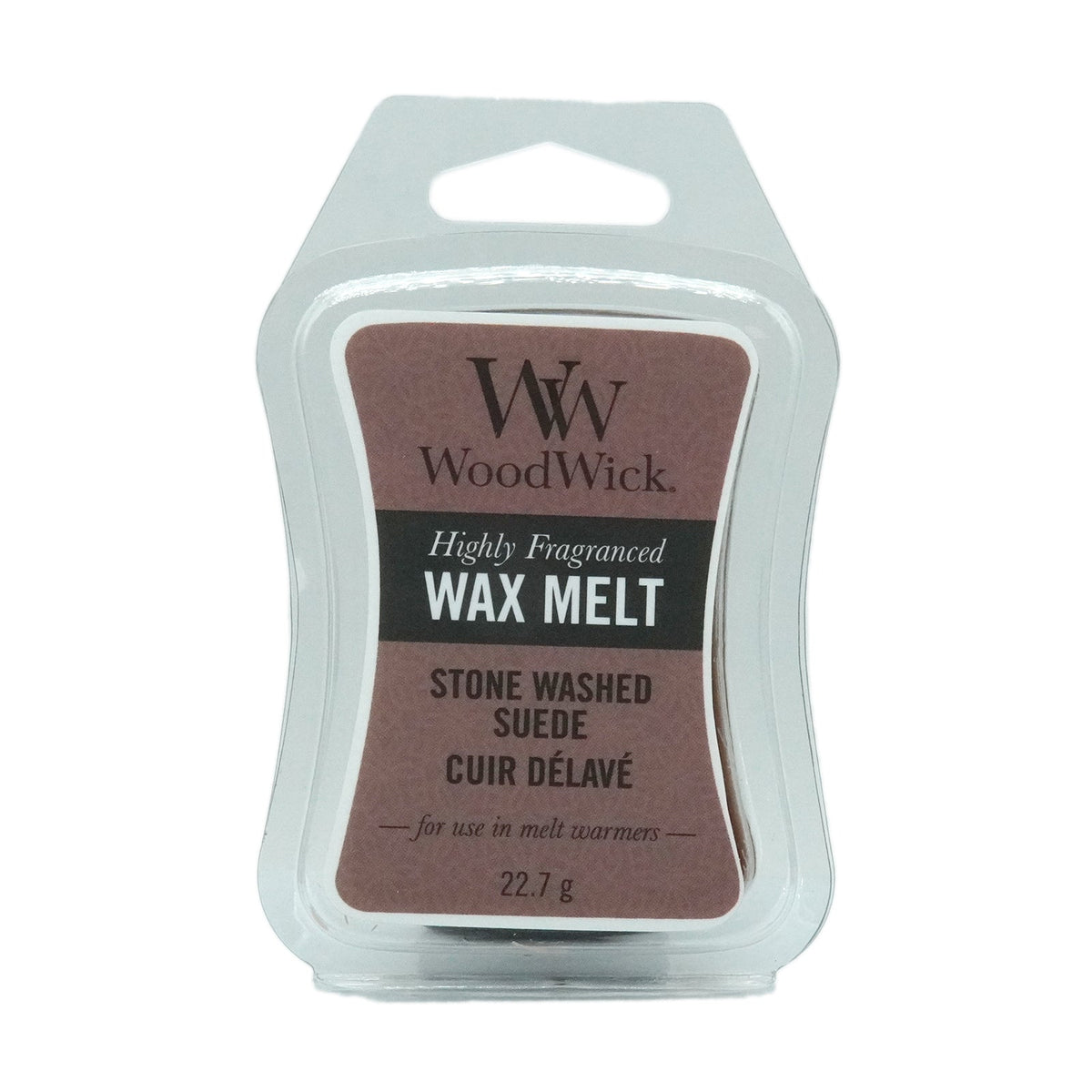 Woodwick Wax Melt Tray 22.7g - Stone Washed Suede