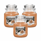 Yankee Candle Jar 340g, Pack Of 3, Home Fragrance Scented Candle, Long Lasting Glass Jar Candle for Home