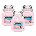 Yankee Candle Jar 340g, Pack Of 3, Home Fragrance Scented Candle, Long Lasting Glass Jar Candle for Home