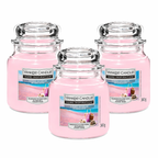 Yankee Candle Jar 340g, Pack Of 3, Home Fragrance Scented Candle, Long Lasting Glass Jar Candle for Home