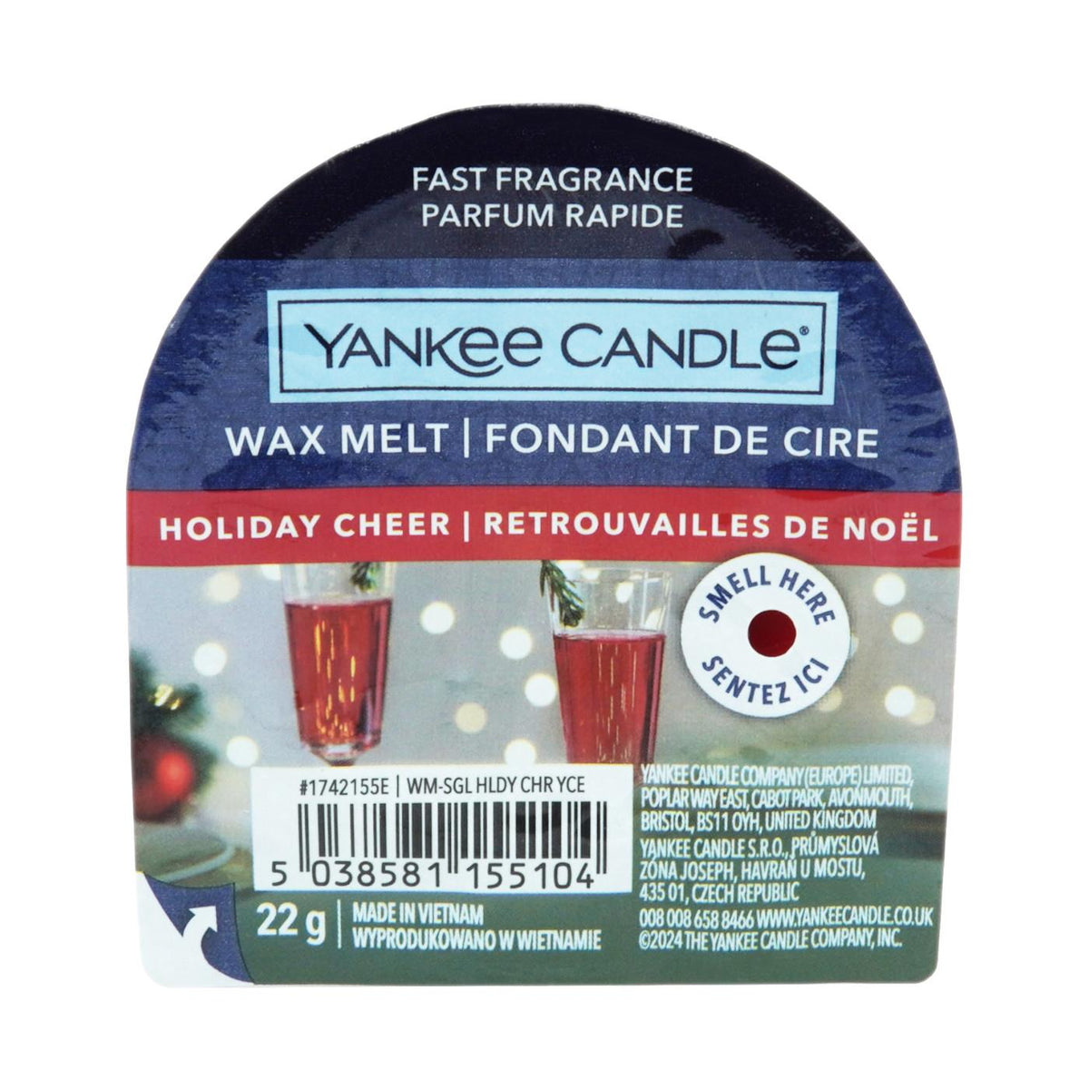Yankee Candle Wax Melt 22g - Holiday Cheer