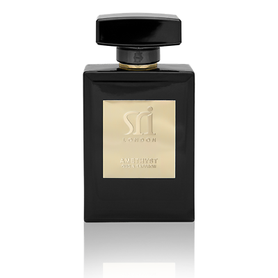 Sri London Amethyst Oud & Saffron Eau De Parfum Fragrance Gift for Men 100ML