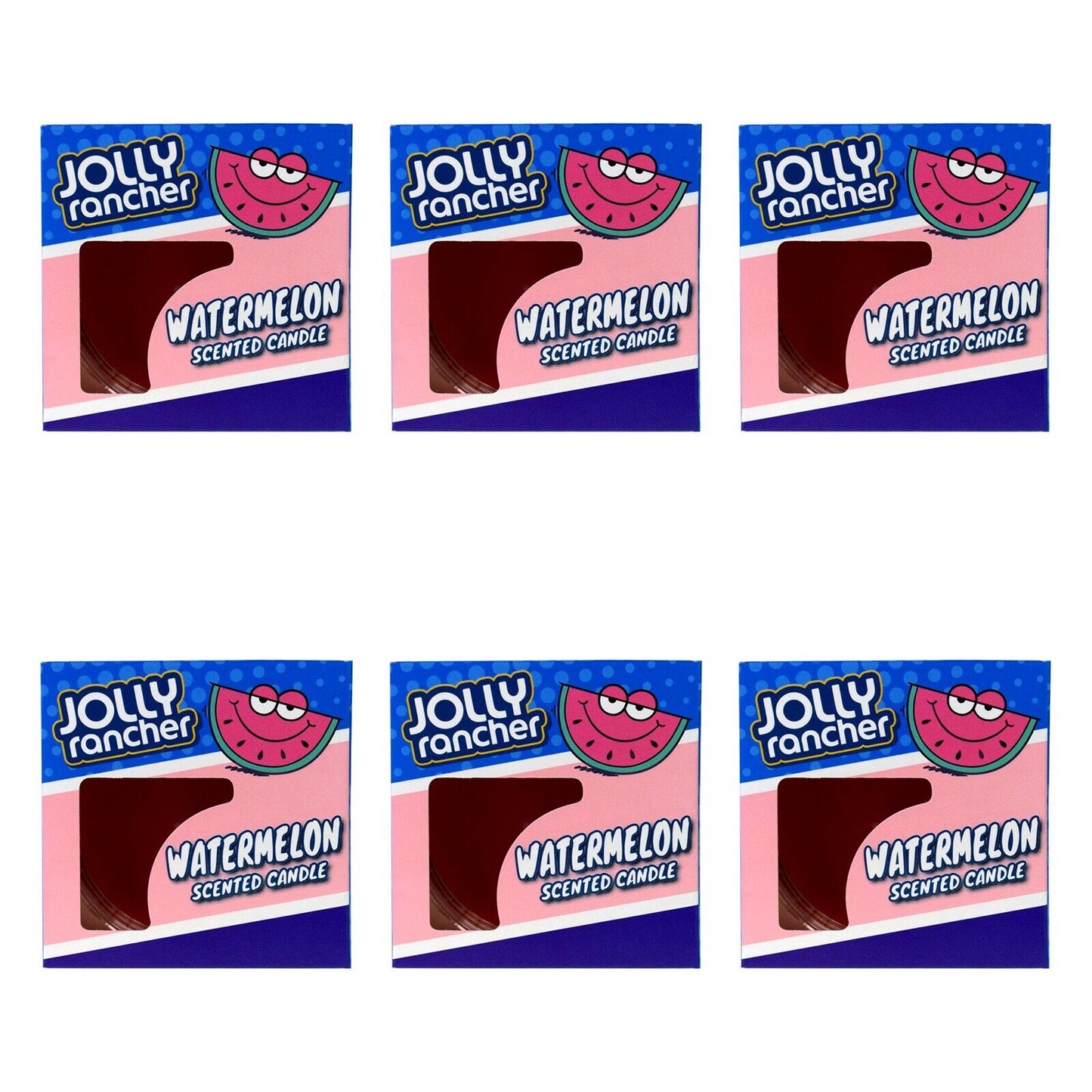 6 x Jolly Rancher WATERMELON 85g Scented Candles