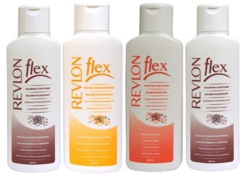 4x REVLON FLEX CONDITIONER 400ML ASSORTED NEW