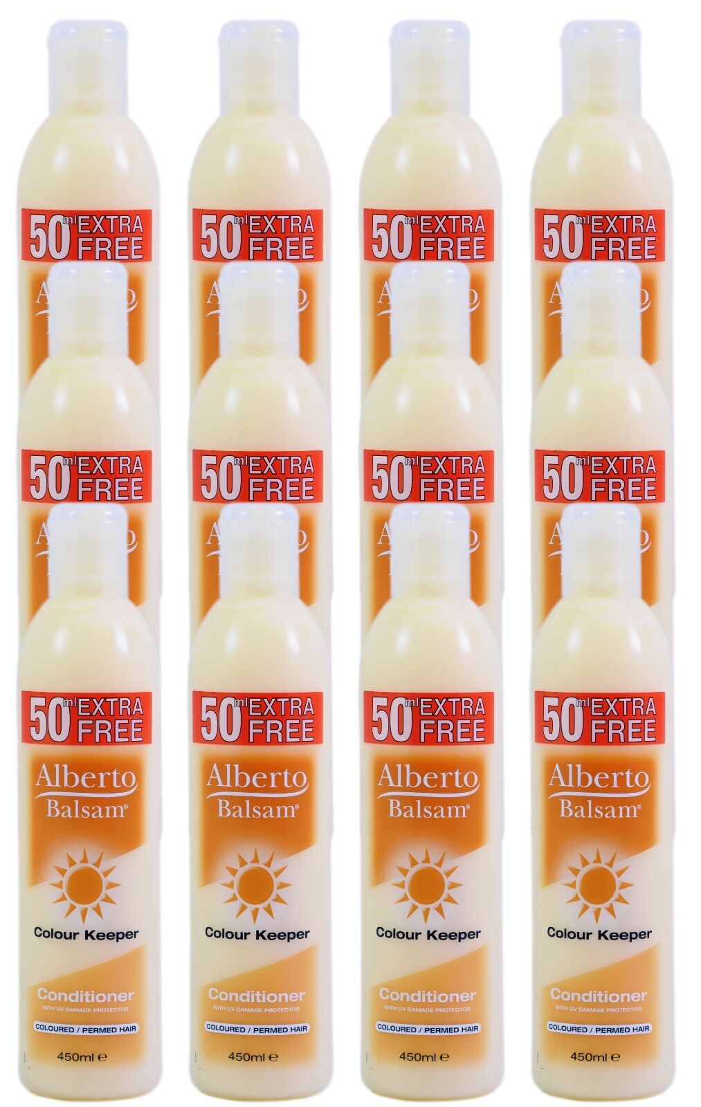 12x Alberto Balsam Colour Keep Herbal Conditioner 450ml